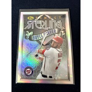 2014 Topps Finest Bryce Harper 1996 Finest Sterling #TS-BH Nationals